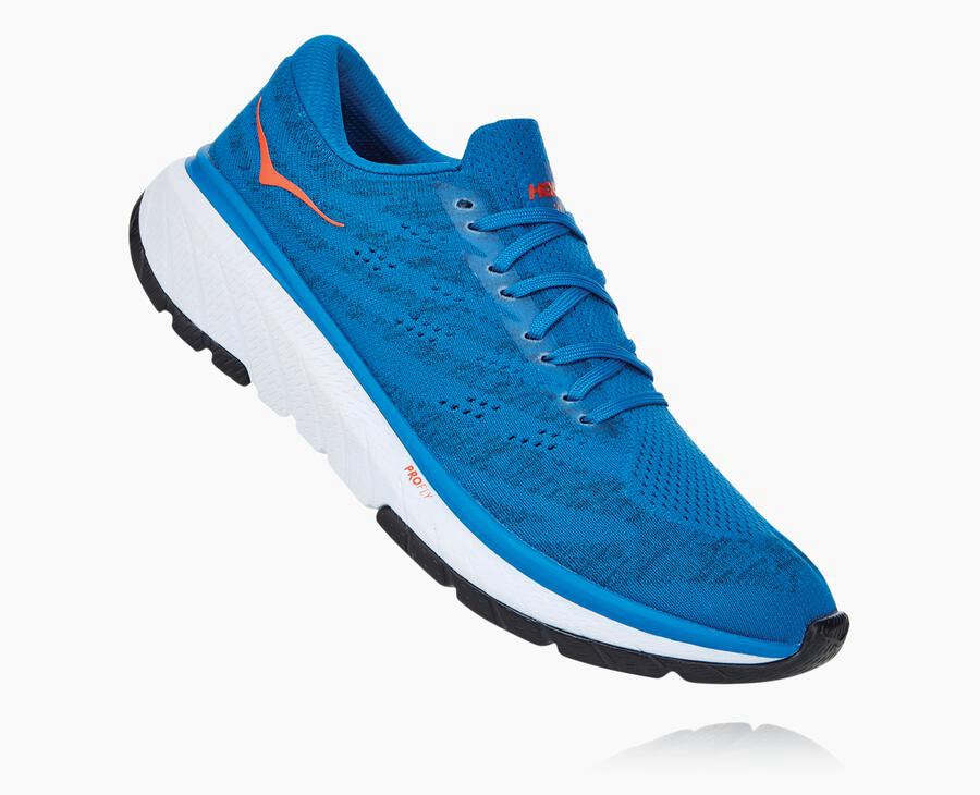 Hoka Mens Running Shoes NZ - Hoka Cavu 3 Blue (BEQ463280)